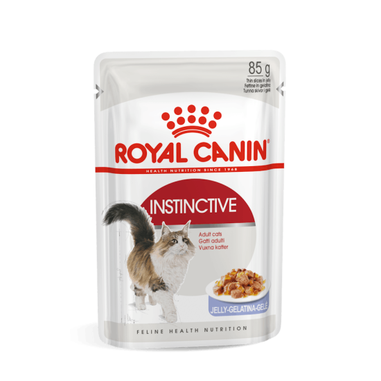 Royal Canin Instinctive – Hrană Umedă pentru Pisici Adulte, în Gelatină – 85 g